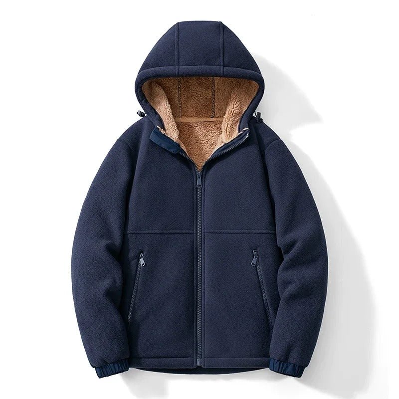Fleece - Lined Hoodie Jacket - Harren Cole