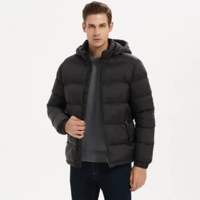 Men's Padded Hooded Jacket Winter Coat - Harren Cole