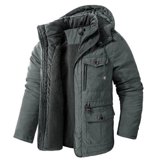 Fleece-Lined Outdoor Jacket for Men