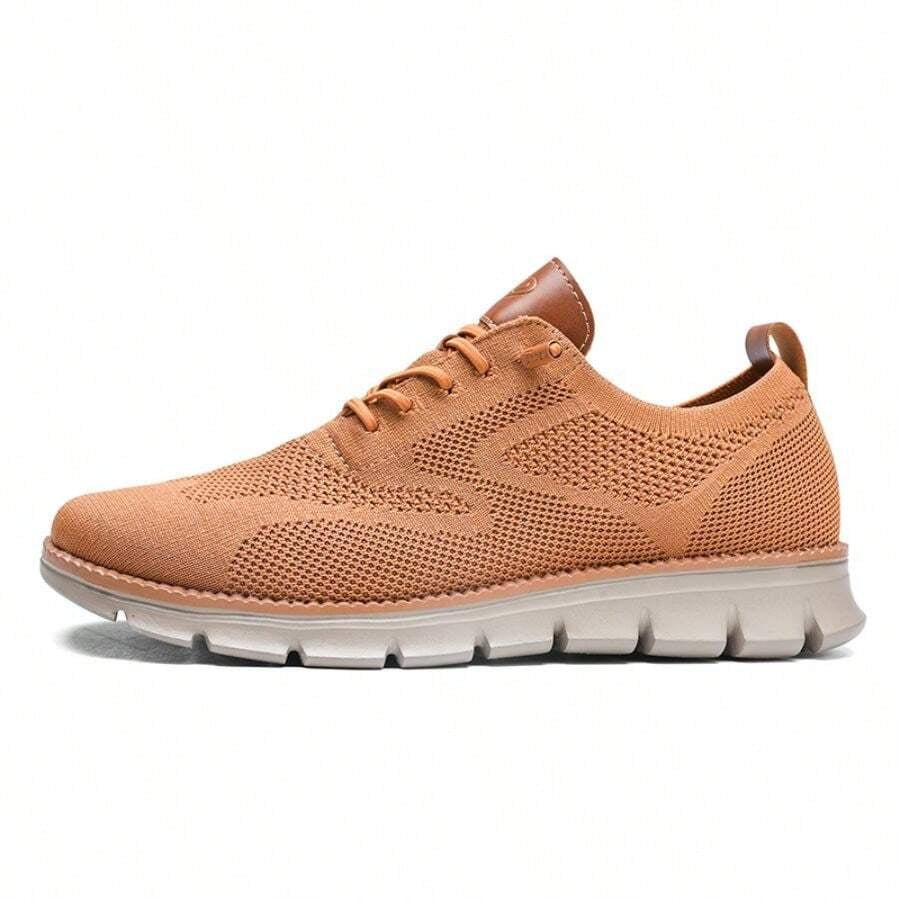 Brown Urban Comfort Sneakers for Men - Harren Cole