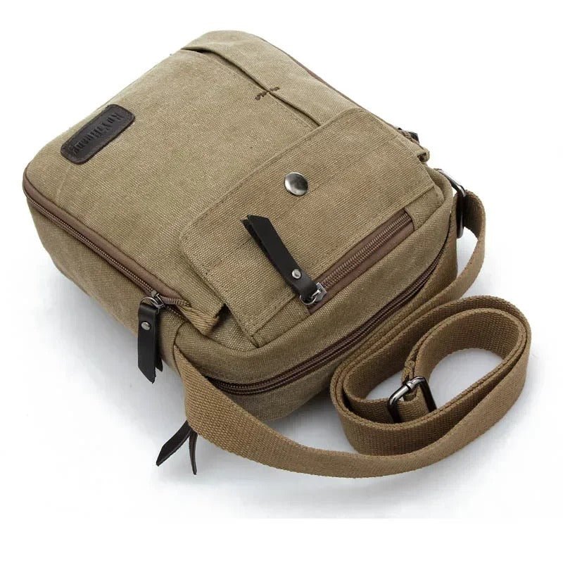 Canvas Vertical Sling Bag - Harren Cole
