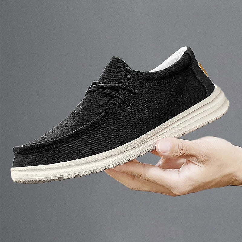 Casual Canvas Slip - On Shoes with Flexible Sole - Harren Cole