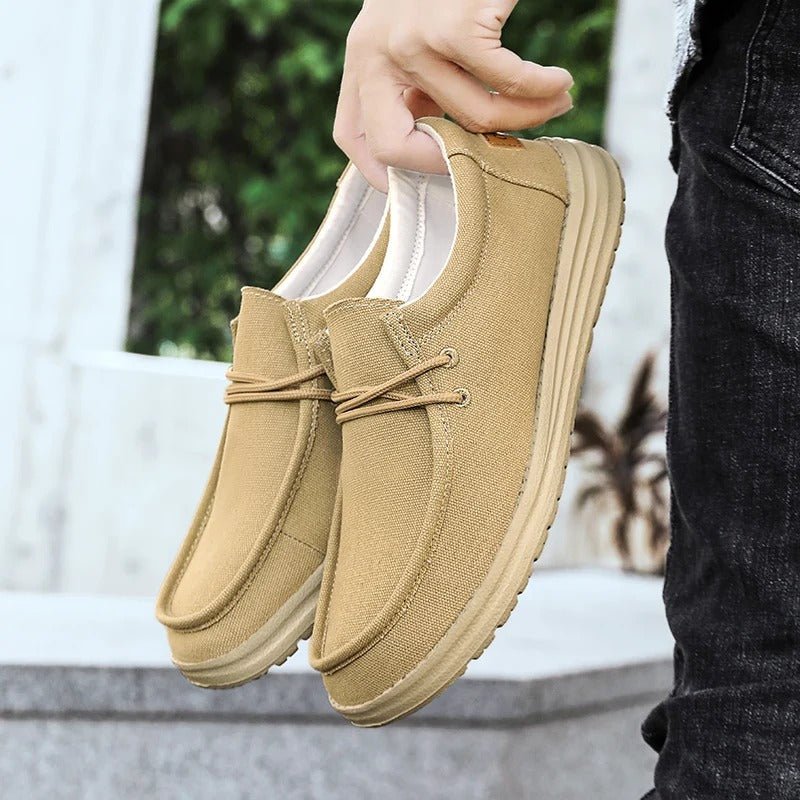 Casual Canvas Slip - On Shoes with Flexible Sole - Harren Cole