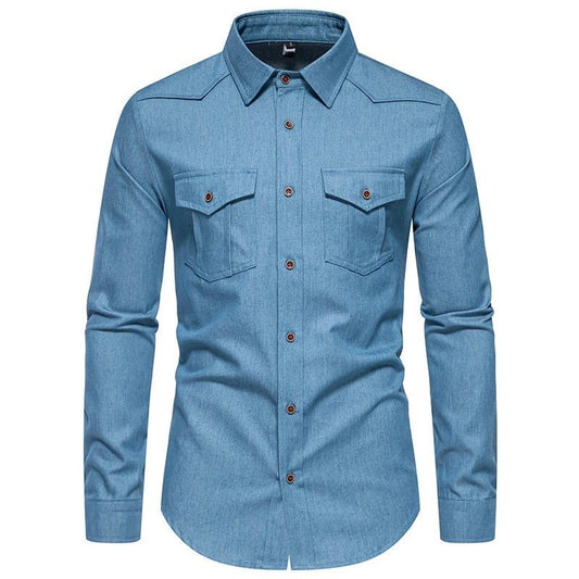 Classic Denim Shirt for Men - Harren Cole