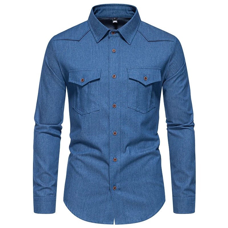 Classic Denim Shirt for Men - Harren Cole