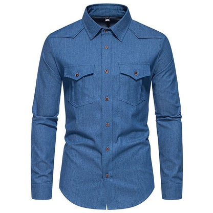 Classic Denim Shirt for Men - Harren Cole