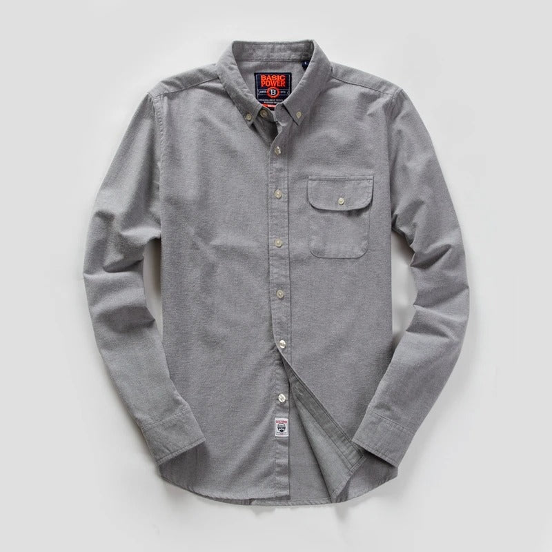 Classic Men's Shirt with Chest Pocket - Harren Cole