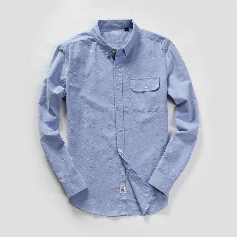 Classic Men's Shirt with Chest Pocket - Harren Cole