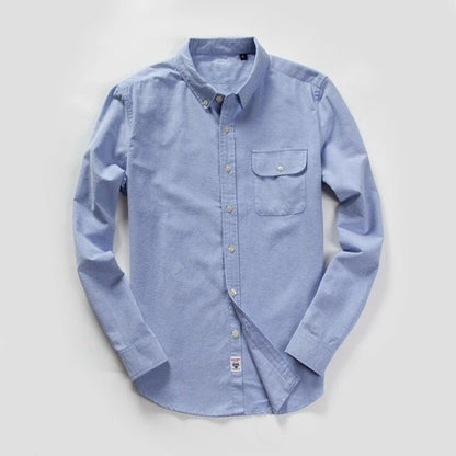 Classic Men's Shirt with Chest Pocket - Harren Cole
