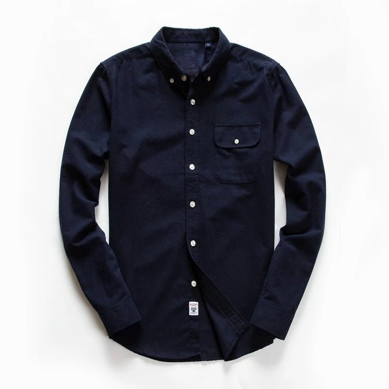 Classic Men's Shirt with Chest Pocket - Harren Cole