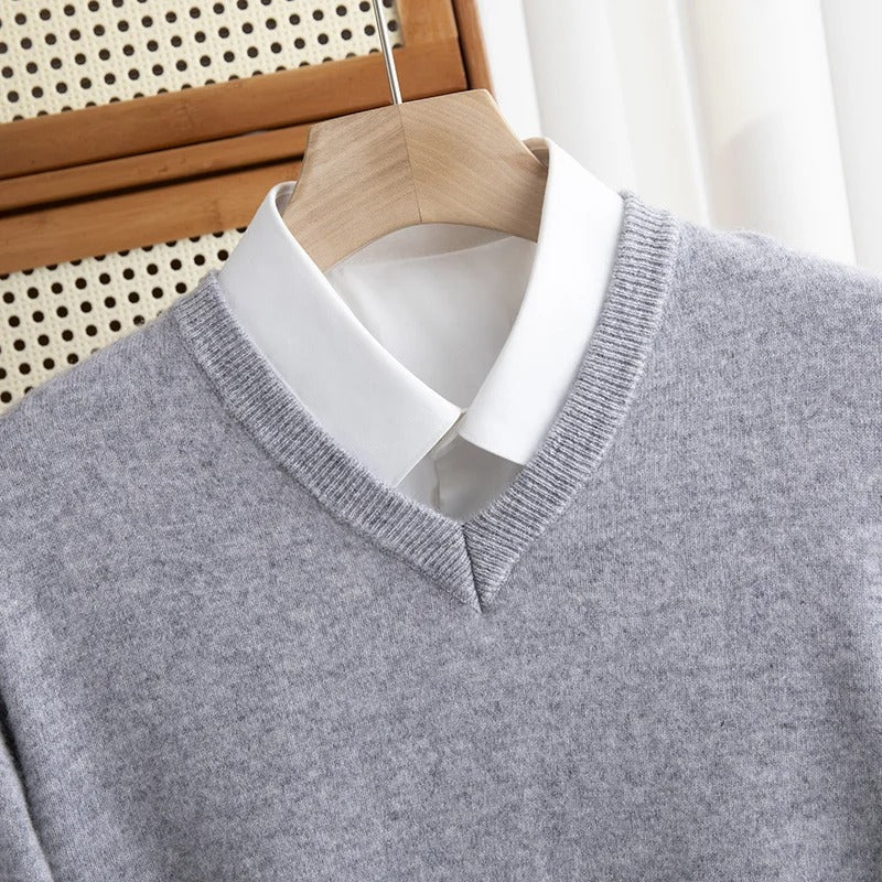 Classic V - Neck Sweater for Men - Harren Cole