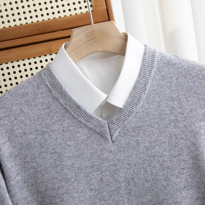Classic V - Neck Sweater for Men - Harren Cole