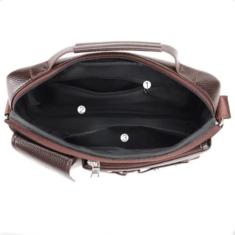 CommandTech Leather Briefcase - Harren Cole