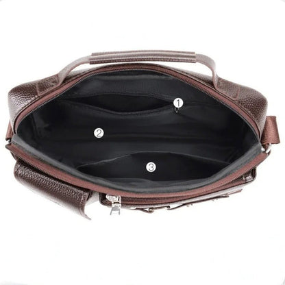 CommandTech Leather Briefcase - Harren Cole