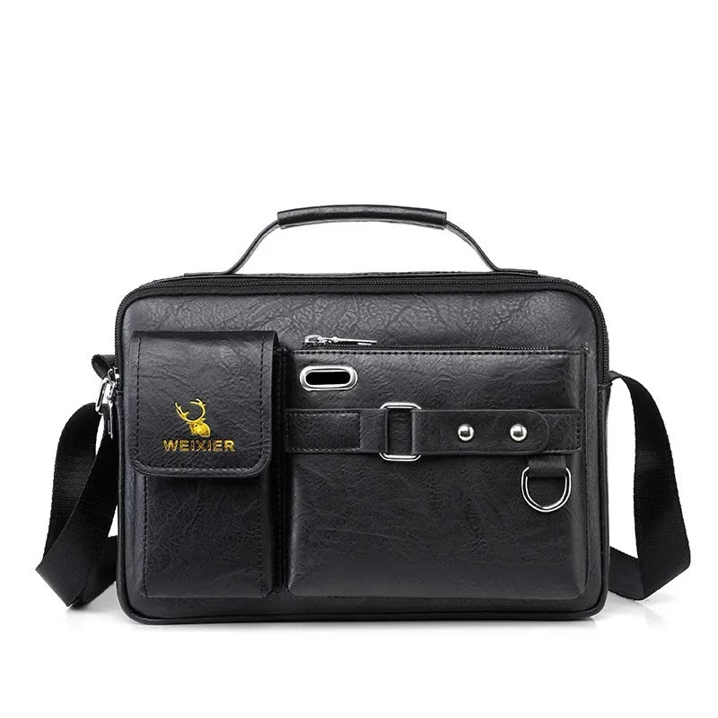 CommandTech Leather Briefcase - Harren Cole