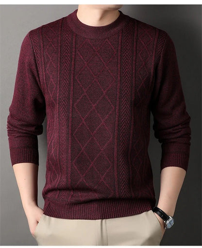 Elegant Men’s Knitted Sweater - Harren Cole