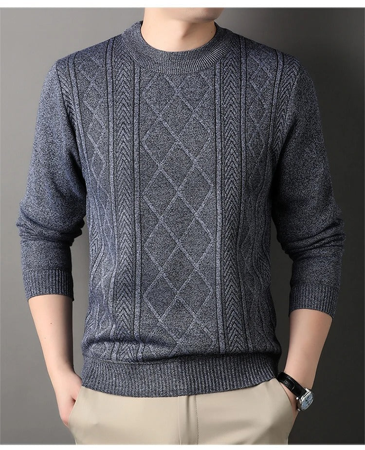 Elegant Men’s Knitted Sweater - Harren Cole