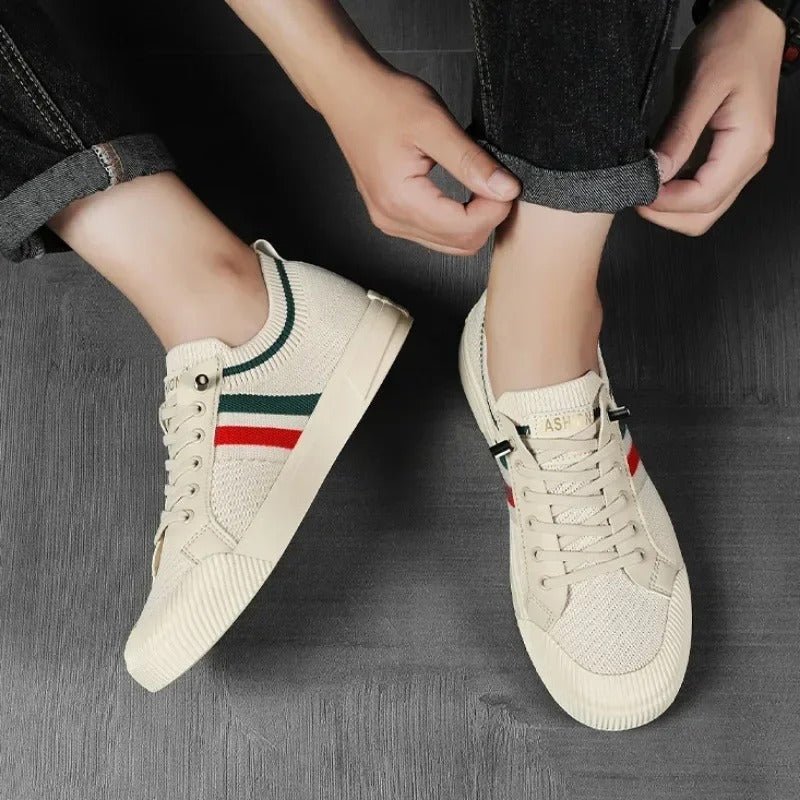 Fashionable Knit Sneakers - Harren Cole