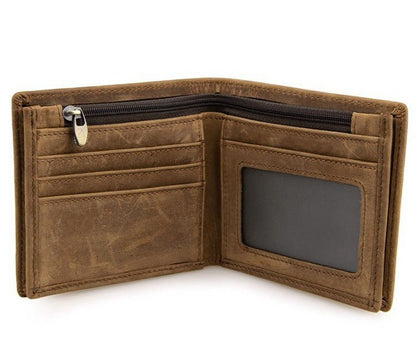Genuine Leather Vintage Style Wallet - Harren Cole