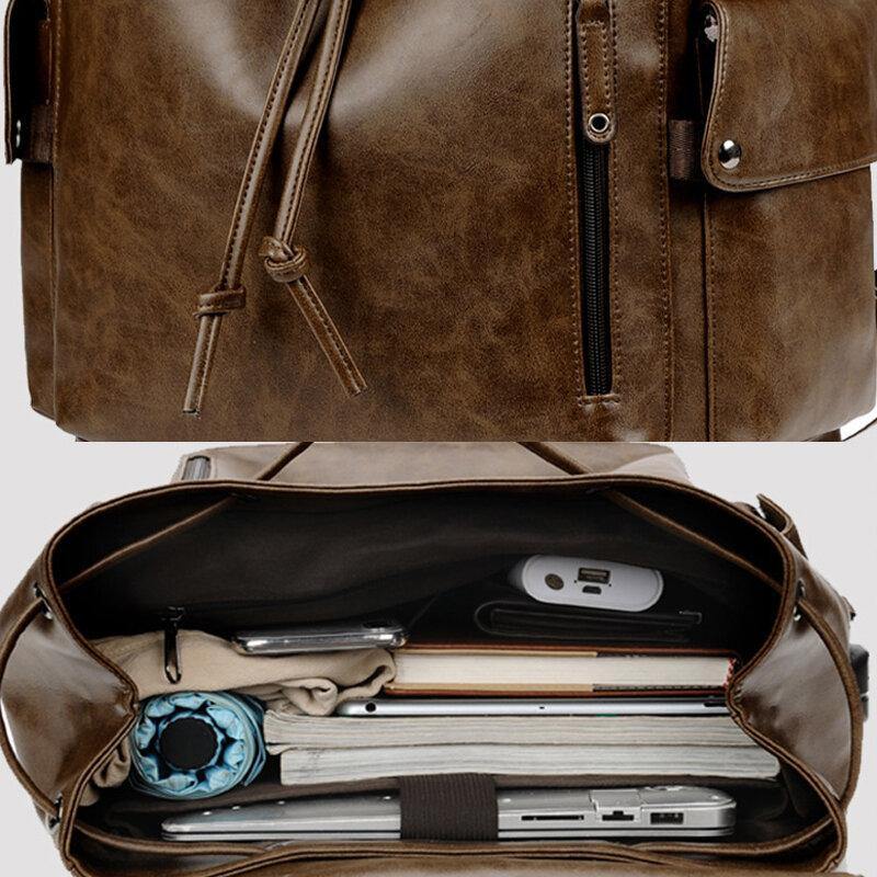 Men's Backpack with USB Charging Port - Harren Cole