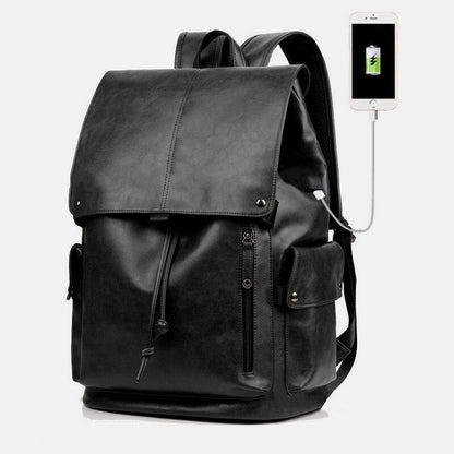 Men's Backpack with USB Charging Port - Harren Cole