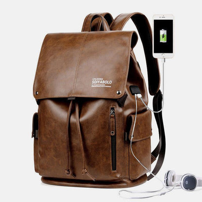 Men's Backpack with USB Charging Port - Harren Cole