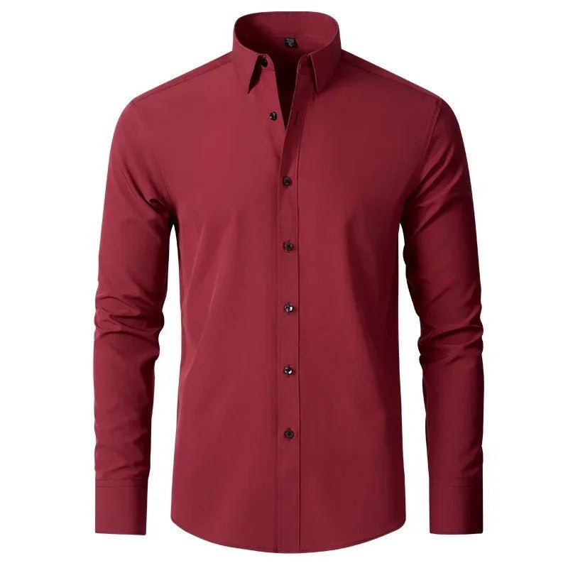 Men’s Business Shirt with Button Placket - Harren Cole