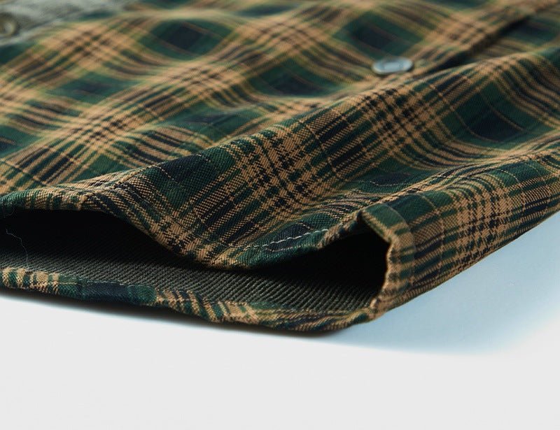Men's Checked Shirt with Sherpa Lining - Harren Cole