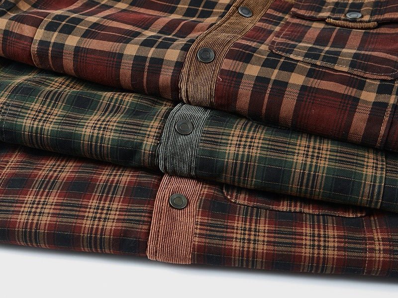 Men's Checked Shirt with Sherpa Lining - Harren Cole