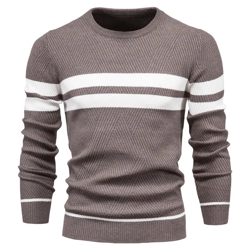 Men's Chunky Knit Sweater Thick Warm Pullover - Harren Cole