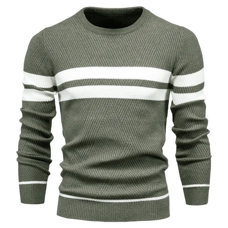 Men's Chunky Knit Sweater Thick Warm Pullover - Harren Cole