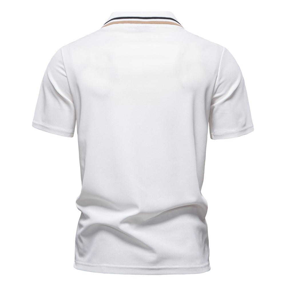 Men's Classic Polo Shirt with Chest Pocket - Harren Cole