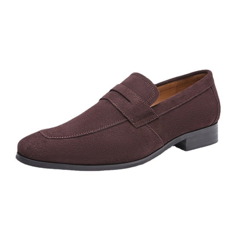 Men's Classic Suede Penny Loafer Slip - On Shoes - Harren Cole