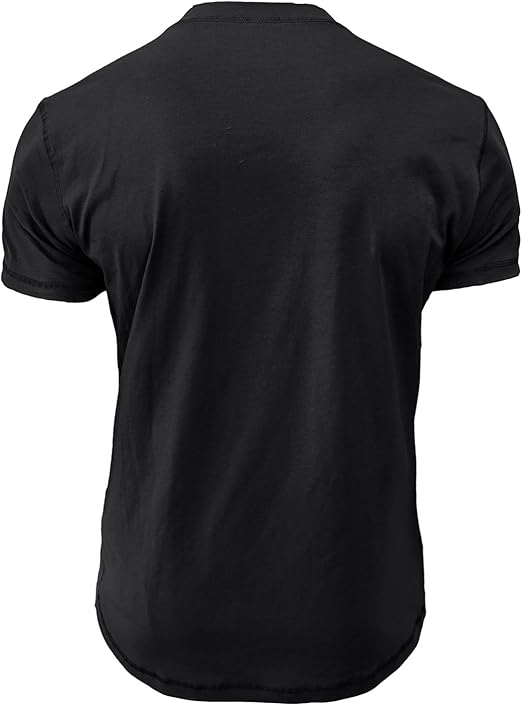 Men's Crew Neck Henley Shirt - Harren Cole