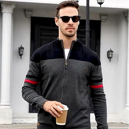 Men's Fashionable Knitted Cardigan Sweater - Harren Cole