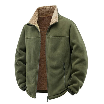 Men’s Fleece Polar Lined Hunting Jacket Multi-Pocket - Harren Cole