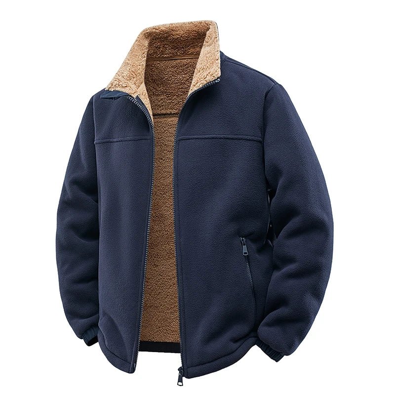 Men’s Fleece Polar Lined Hunting Jacket Multi-Pocket - Harren Cole