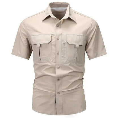 Men's Functional Short-Sleeve Performance Shirt - Harren Cole