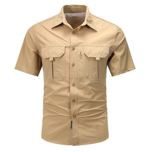 Men's Functional Short-Sleeve Performance Shirt - Harren Cole