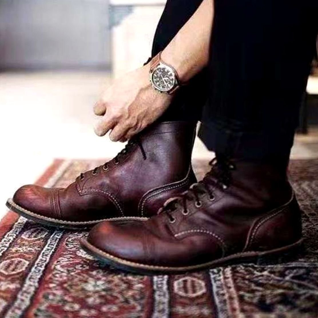 Men's Insulated Lace Up Ankle Boots - Harren Cole