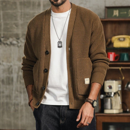 Men’s Knit Cardigan Sweater - Harren Cole