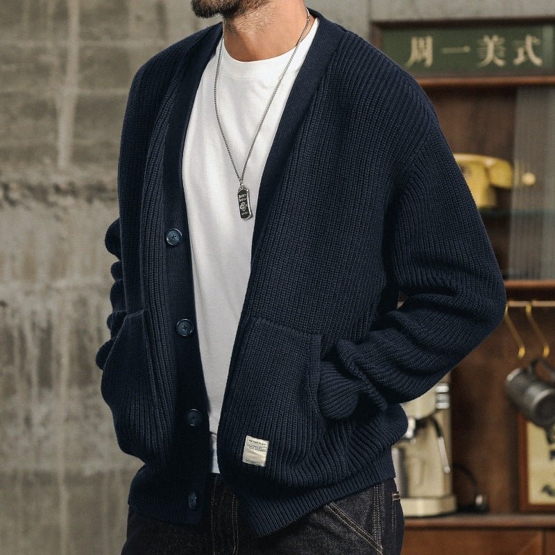 Men’s Knit Cardigan Sweater - Harren Cole