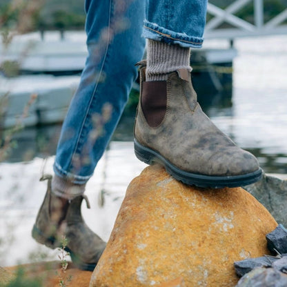Men's Leather Pull-Tab Chelsea Boots - Harren Cole