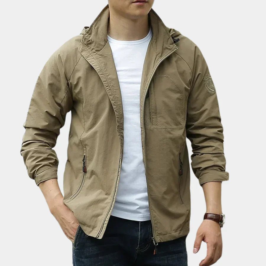 Men's Lightweight Breathable Cargo Jacket - Harren Cole