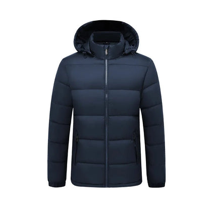 Men's Padded Hooded Jacket Winter Coat - Harren Cole