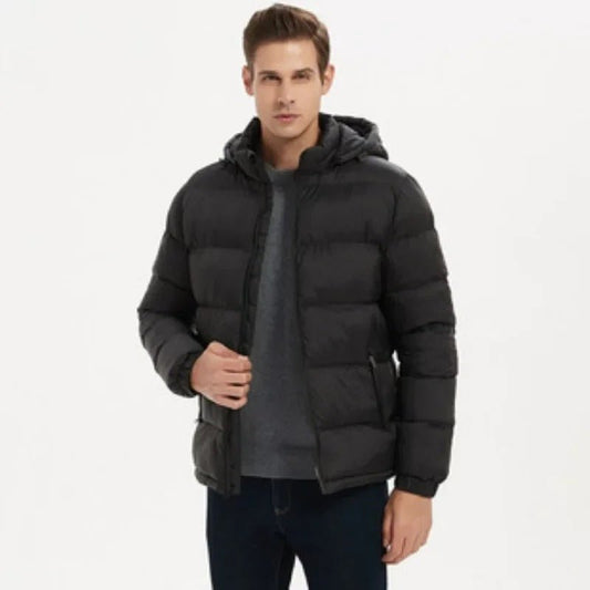 Men's Padded Hooded Jacket Winter Coat - Harren Cole
