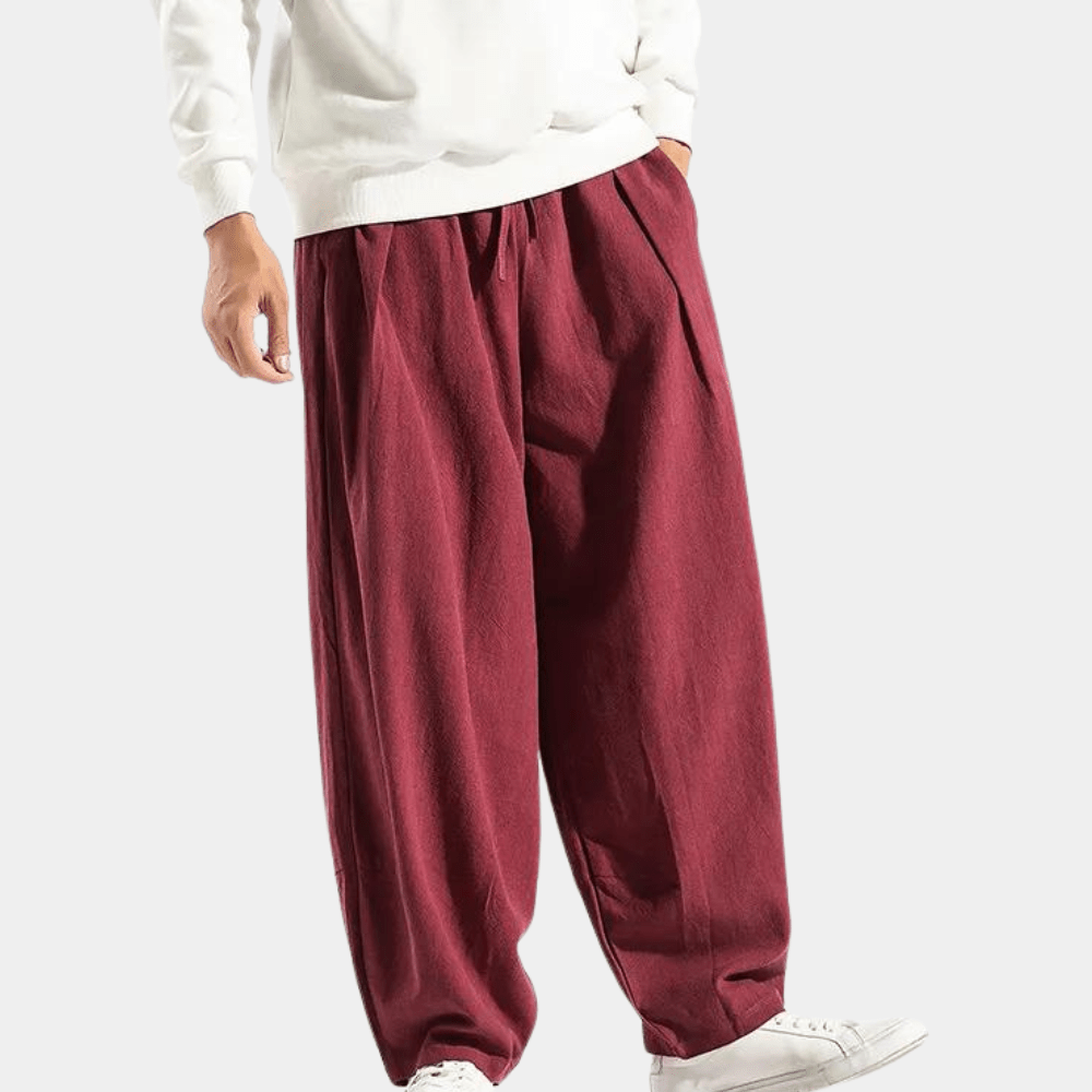 Men's Relaxed Fit Comfortable Casual Pants - Harren Cole
