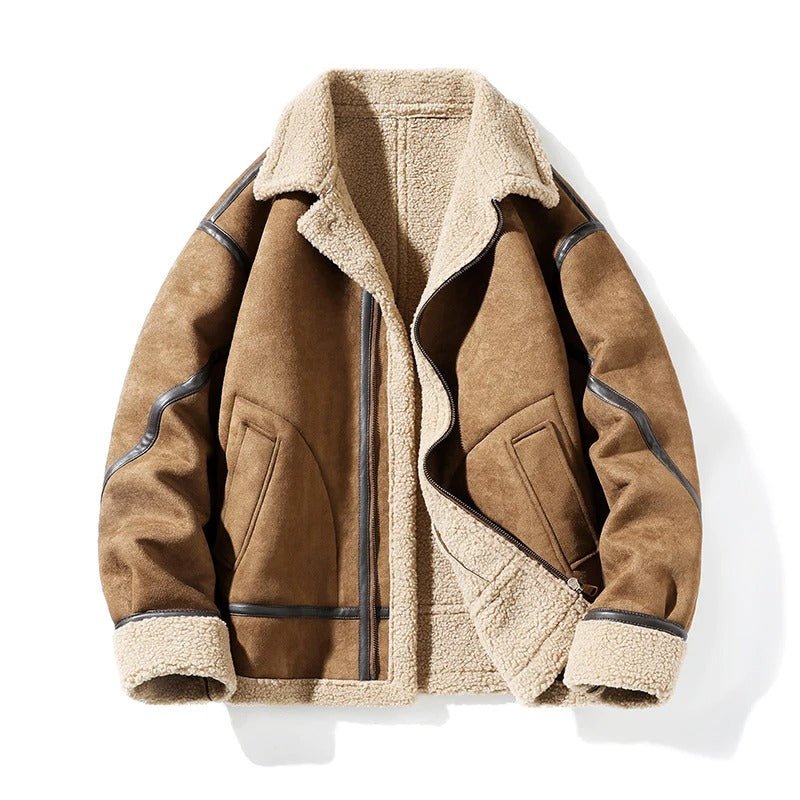 Men's Shearling Aviator Jacket - Harren Cole