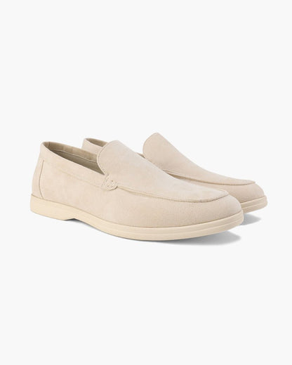Men's Suede Loafers Slip - On Business Shoes - Harren Cole