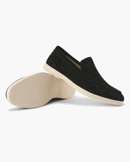 Men's Suede Loafers Slip - On Business Shoes - Harren Cole